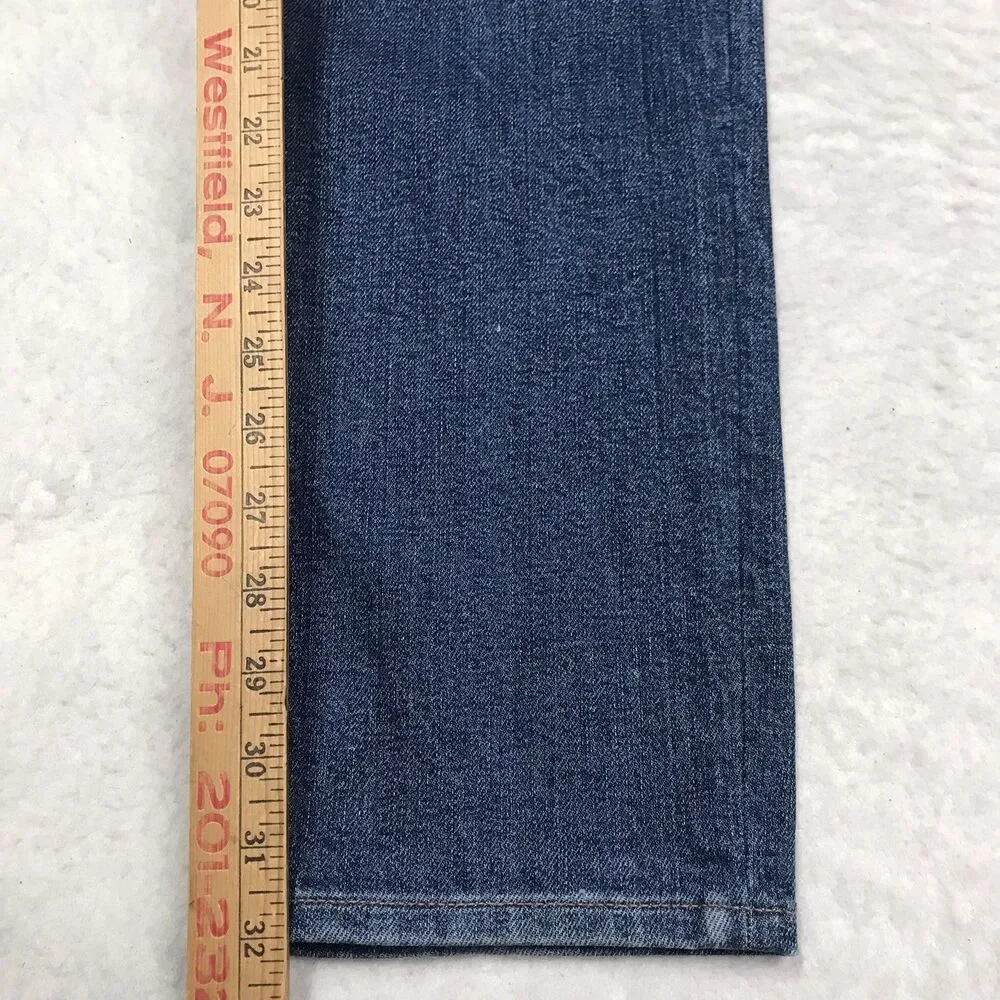 OUTERKNOWN Ambassador Jean Men 36x32 (34/32 tag) Slim Fit Whiskered Stretch SEA
